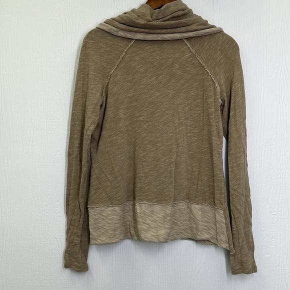 Free People Beach - Cocoon Green Cowl Neck Pullover Long Sleeve Sweater SZ XS/SM - Picture 12 of 13